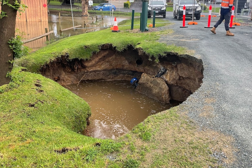 A large sinkhole