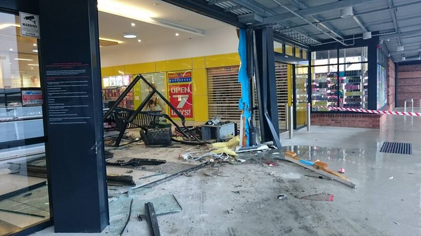 Ram raid in Launceston