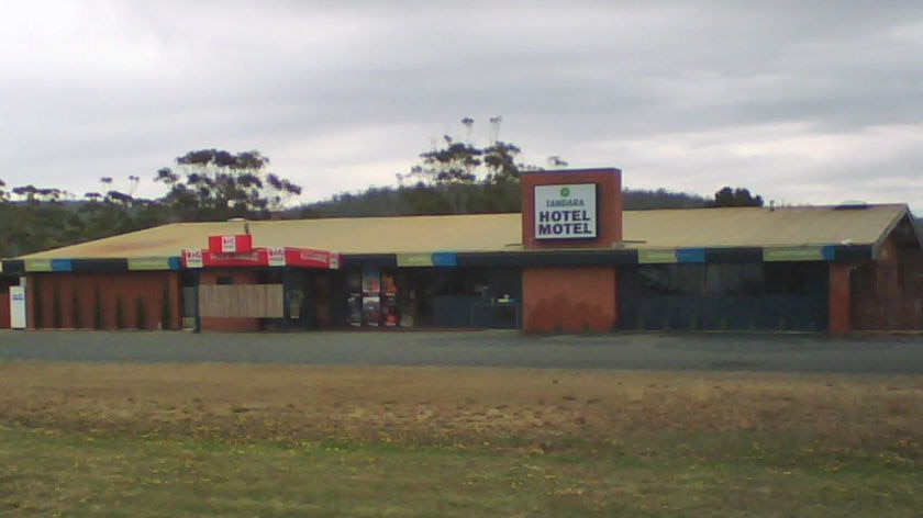 The Tandara motel at Triabunna.