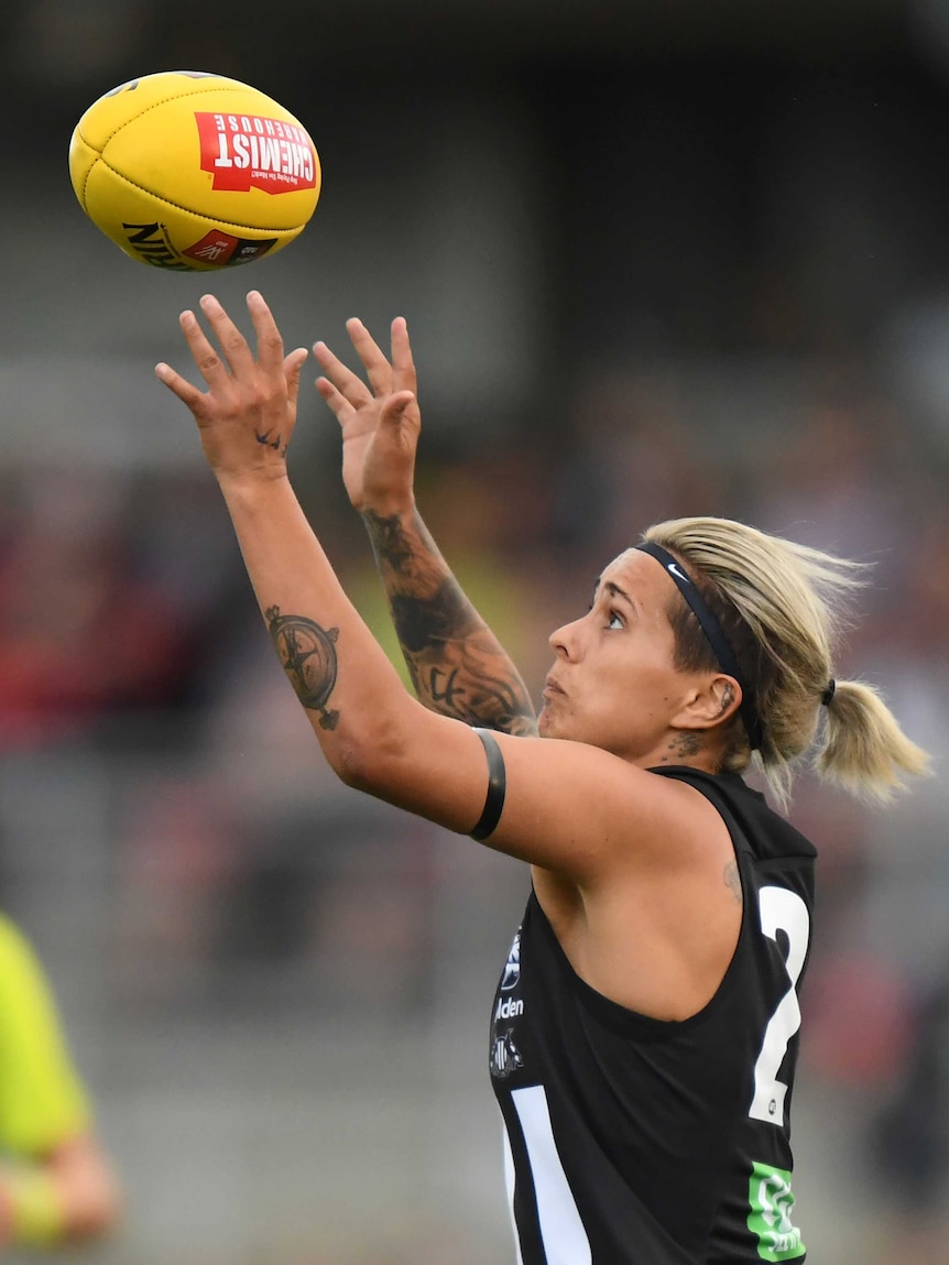 Moana Hope delivered two goals for the Magpies in their triumph over the Giants.