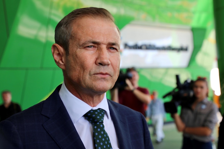 A head and shoulders shot of Roger Cook at Perth Children's Hospital.