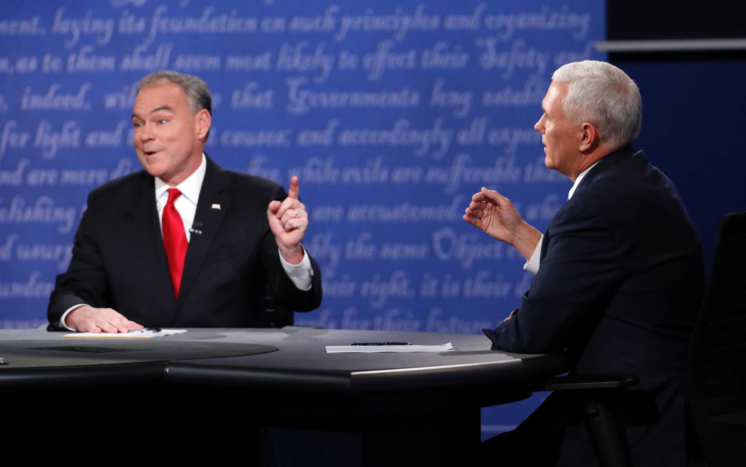 US Vice-president Debate: Trump, Clinton Attacked By Kaine And Pence ...