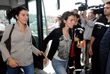 Relatives of passengers of the missing Air France jet arrive at the crisis centre
