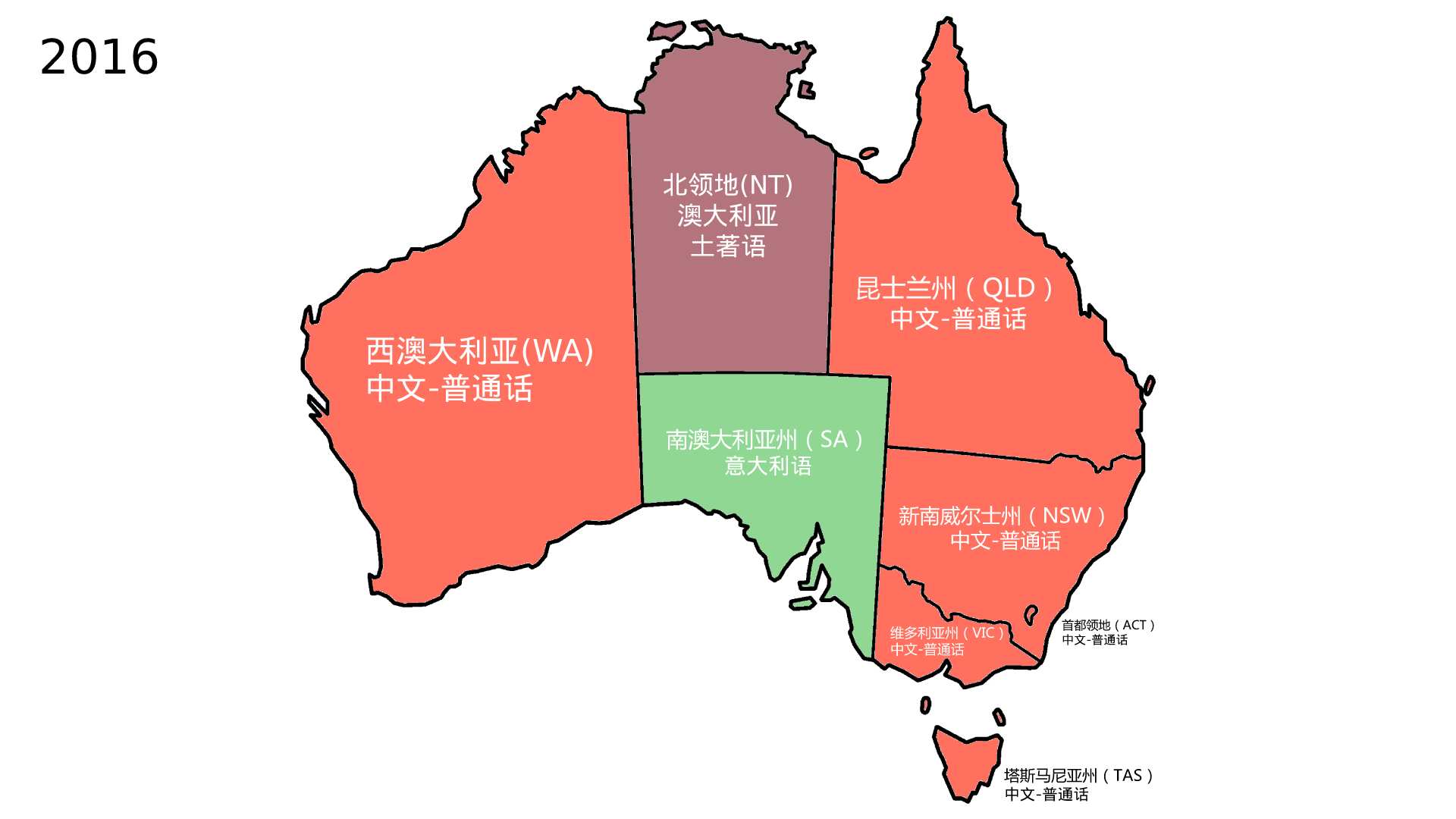 中文普通话是澳六个州和领地第一大非英语语言 Abc News