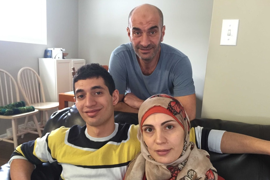 Syrian family reunified in Canada