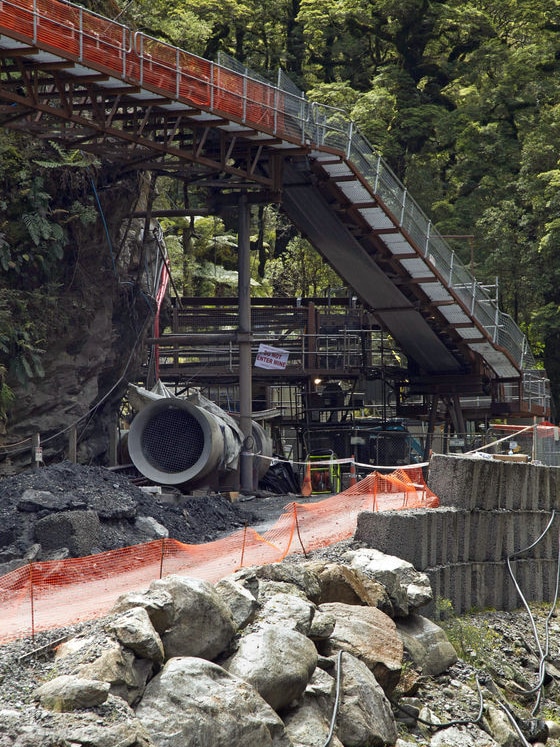 Pike River mine entrance