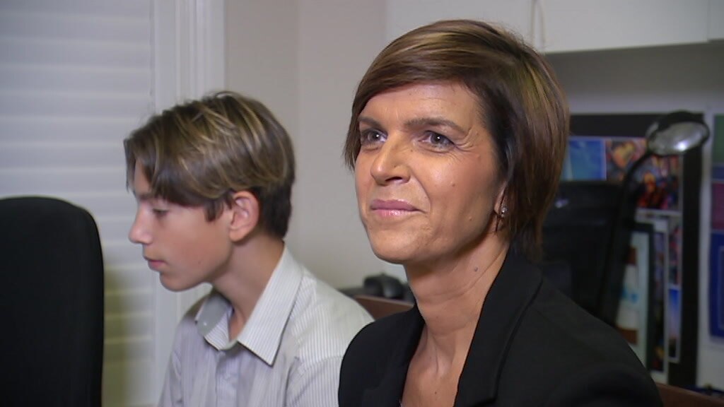 Shan Morrison, Trinity Grammar parent. Interview by 7.30, 22 March 2018.