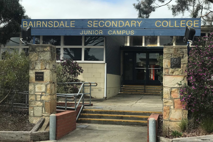 The outside of Bairnsdale Secondary College.