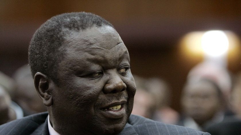 The MDC says that its leader, Morgan Tsvangirai, won a presidential vote against Mr Mugabe. (file photo)