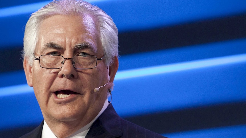 Exxon Mobil Chairman and CEO Rex Tillerson