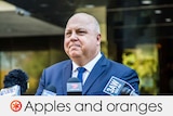Victorian Treasurer Tim Pallas is comparing apples and oranges in making his claim