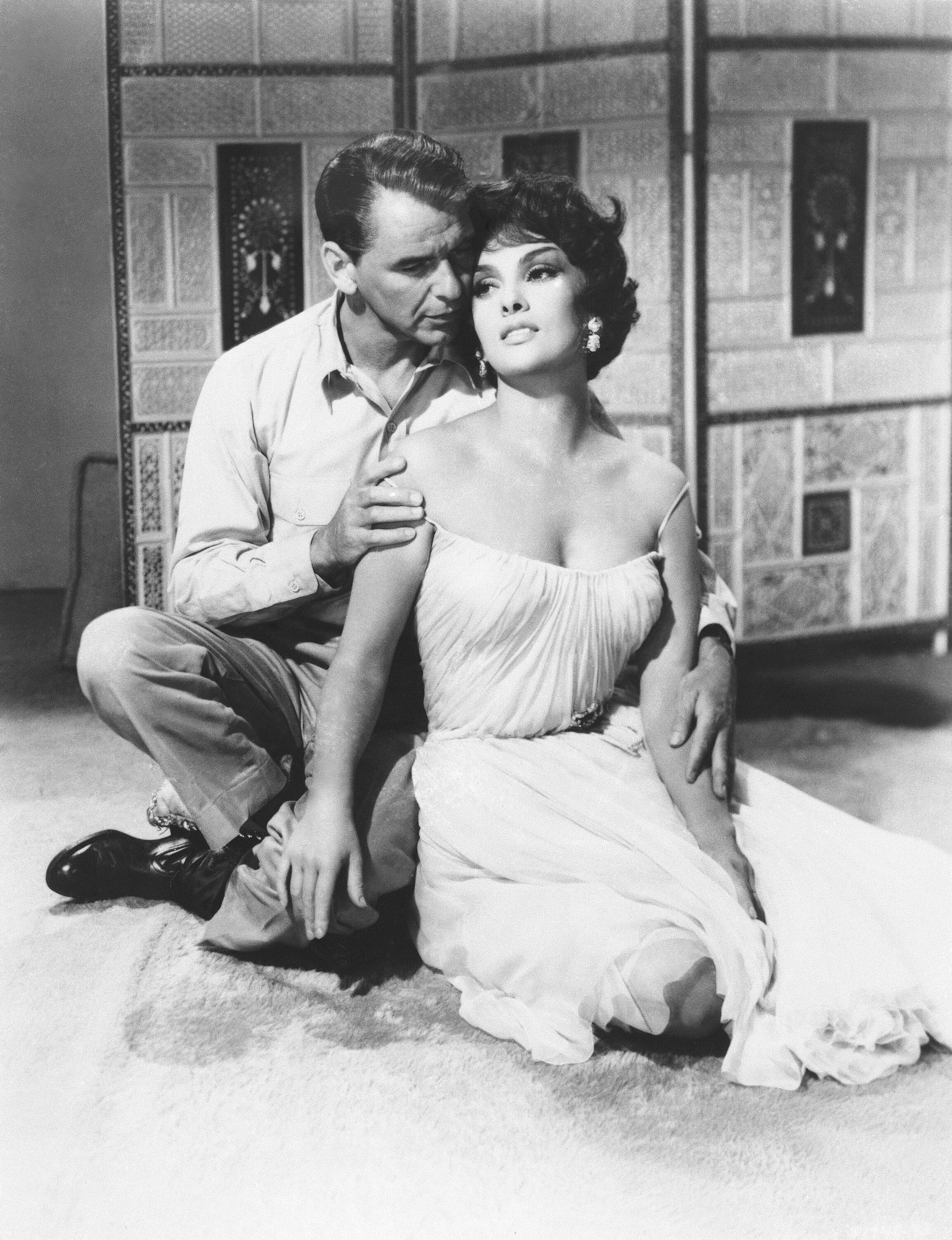 Lollobrigida co-starred alongside crooner Frank Sinatra in the 1959 film Never So Few