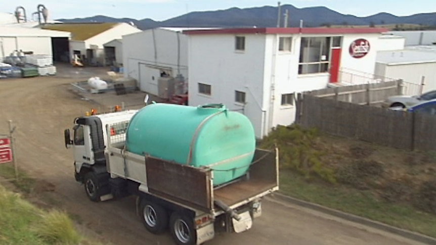 Tassal has given assurances the plant will not produce odours like those coming from this Seafish Tasmania fish oil plant at Triabunna.