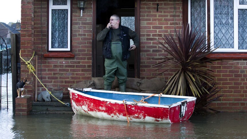 Flooding in Egham