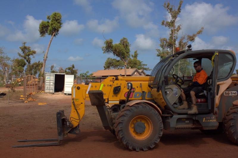 Construction trucks