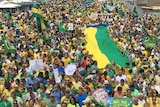 Protesters gather across Brazil