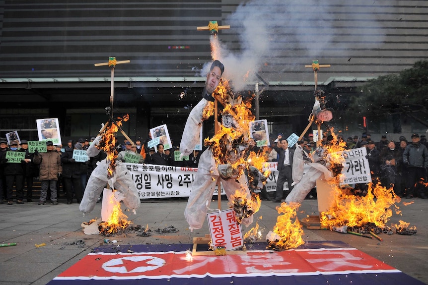 AN South Korea protests