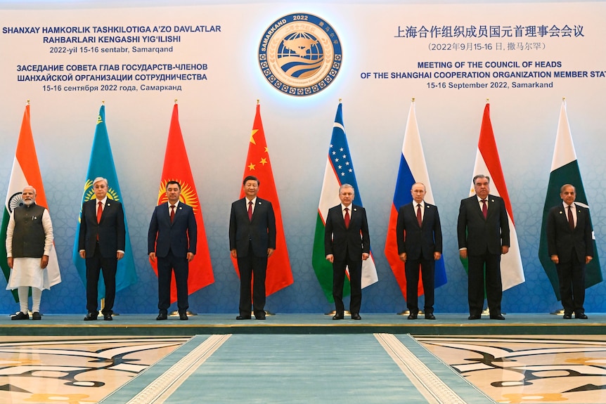 Leaders gathered in Uzbekistan for the Shanghai Corporation Organisation meeting. 