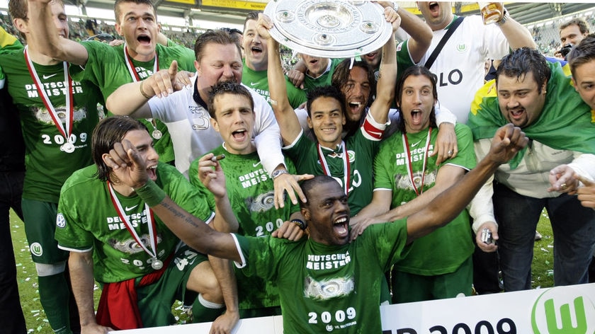 Wolfsburg won its maiden Bundesliga title last season.