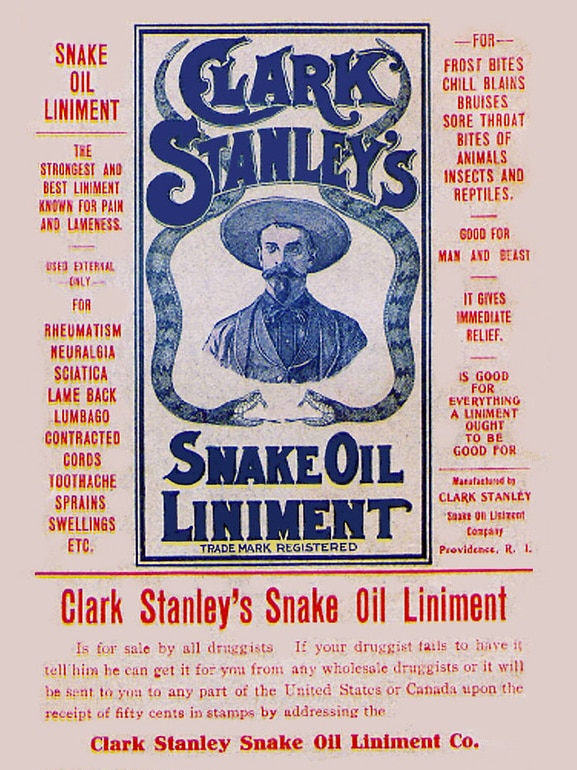 Clark Stanley's snake oil
