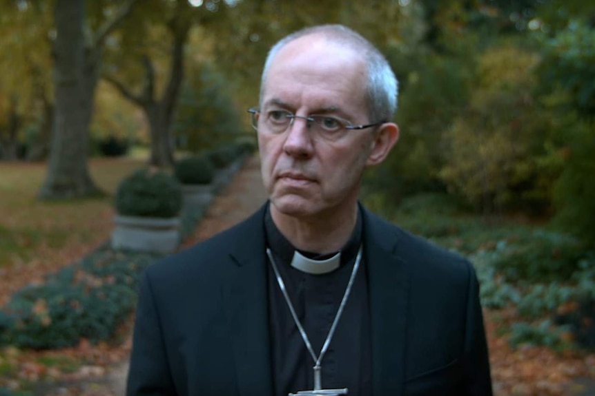 Anglican Archbishop Justin Welby in the JustPray ad