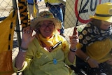 Knitting nannas protesters