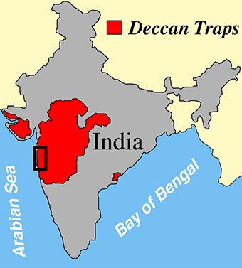 Deccan trap map