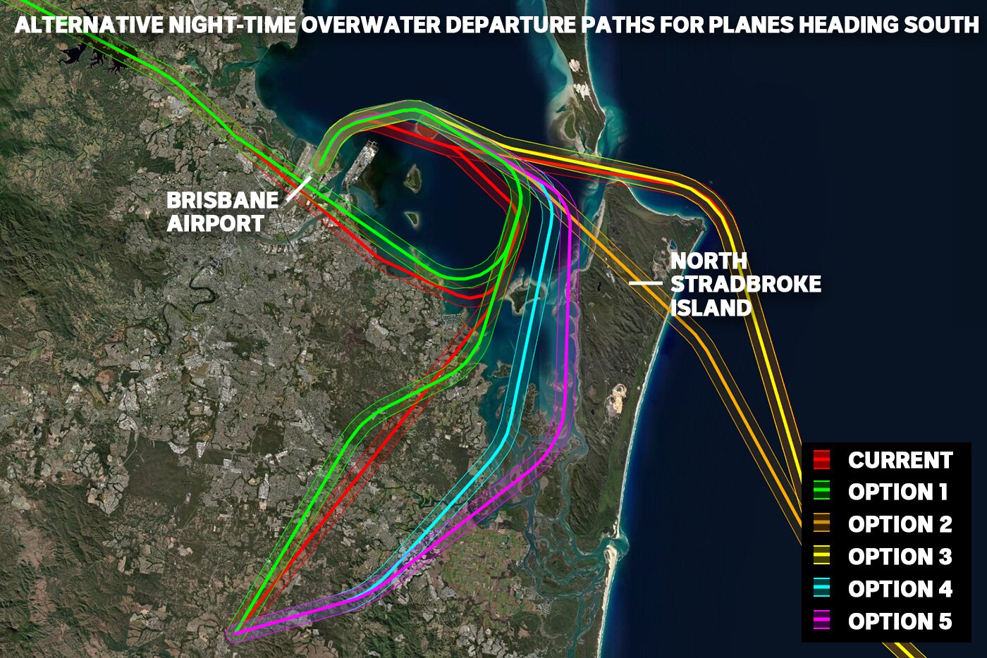 New Brisbane flight paths released for community feedback ABC News