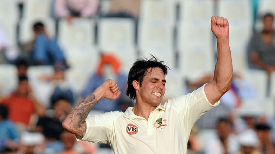 Mitchell Johnson... concerned about the exit of bowling coach Troy Cooley