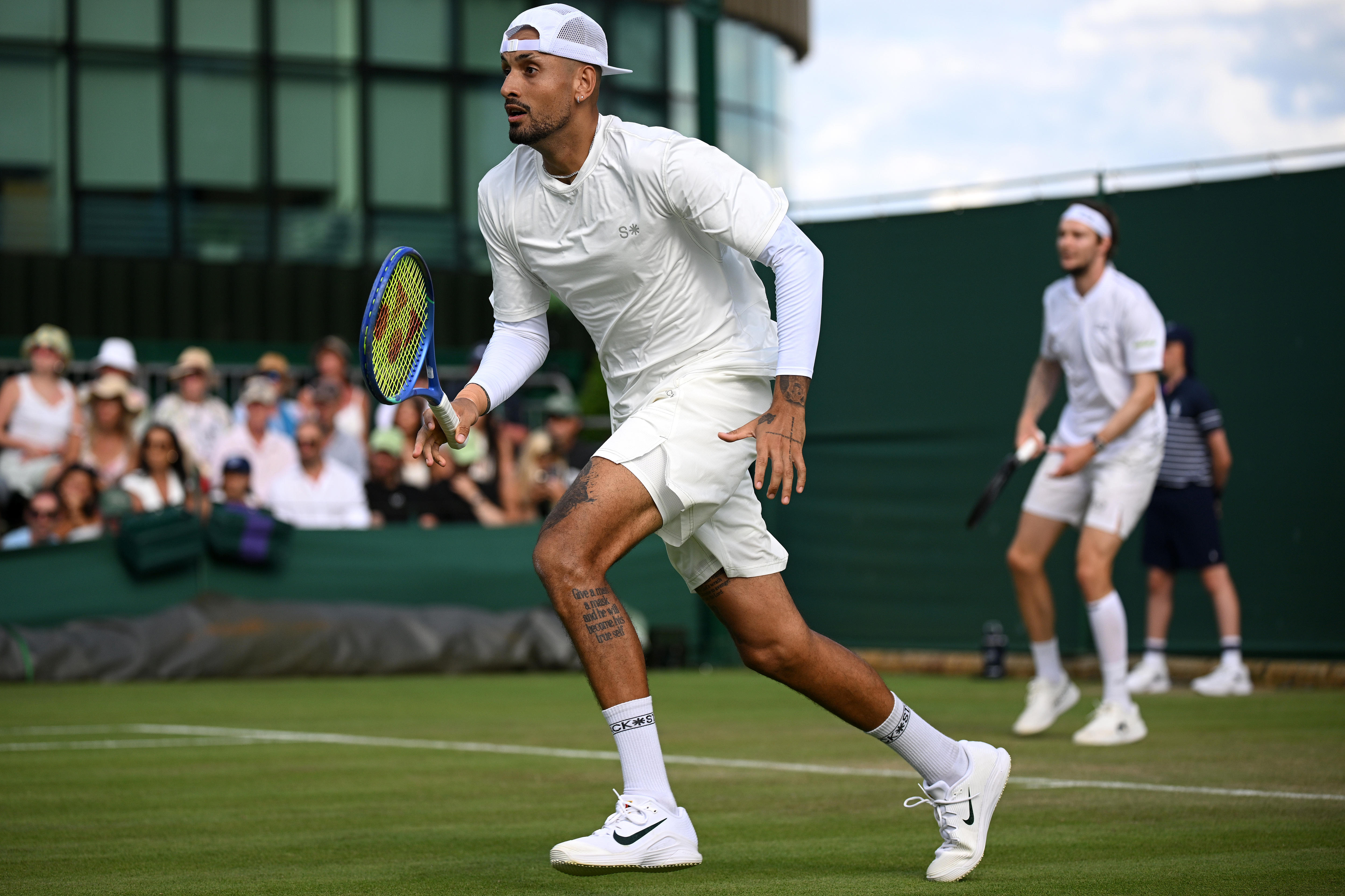 'My last Wimbledon': Kyrgios bows out with typically mixed doubles outing