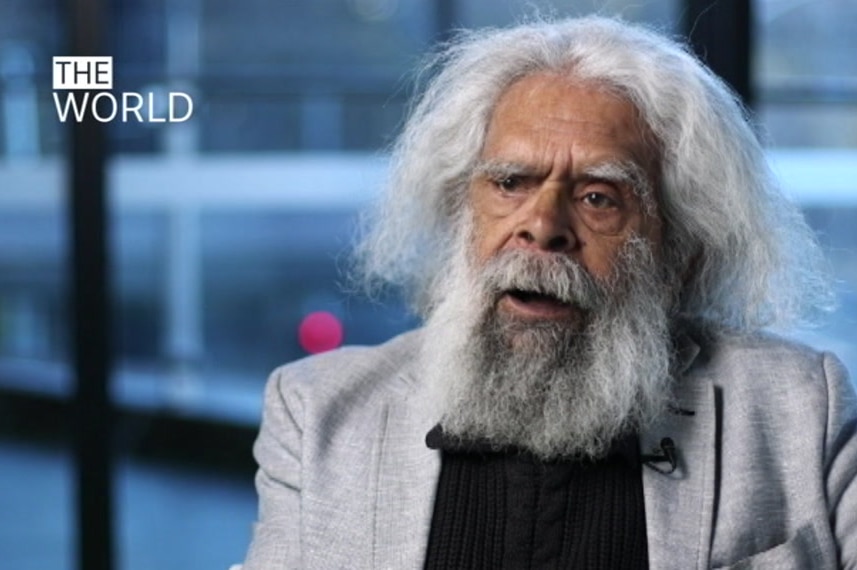 Jack Charles speaking to ABC