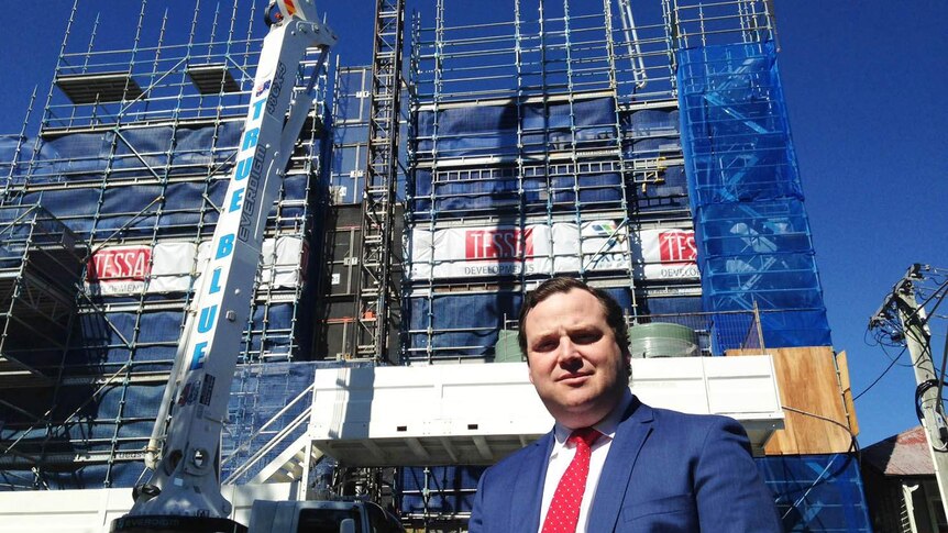 Brendan Tutt from Tessa Group at their Bowen Hills development