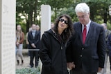 James Foley's parents attend a war reporters' memorial in Bayeux, France