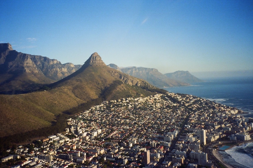 Aerial of Capetown