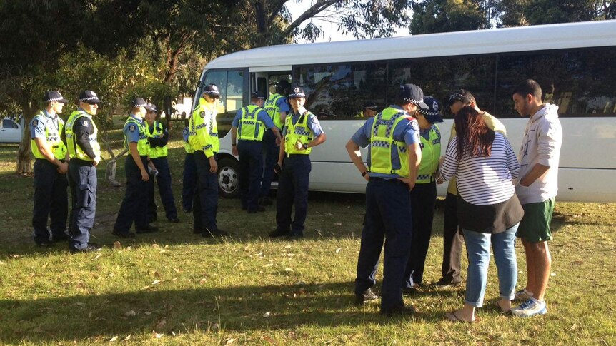 Police out in force at Landsdale