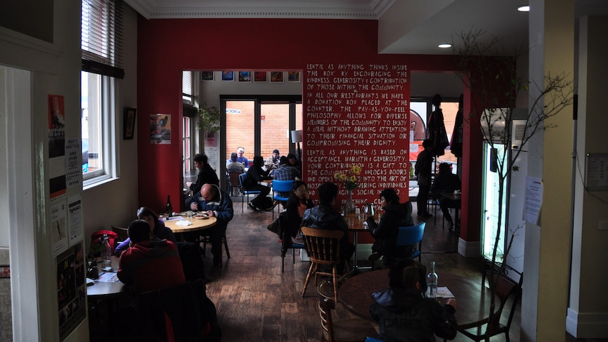 Inside the Footscray restaurant