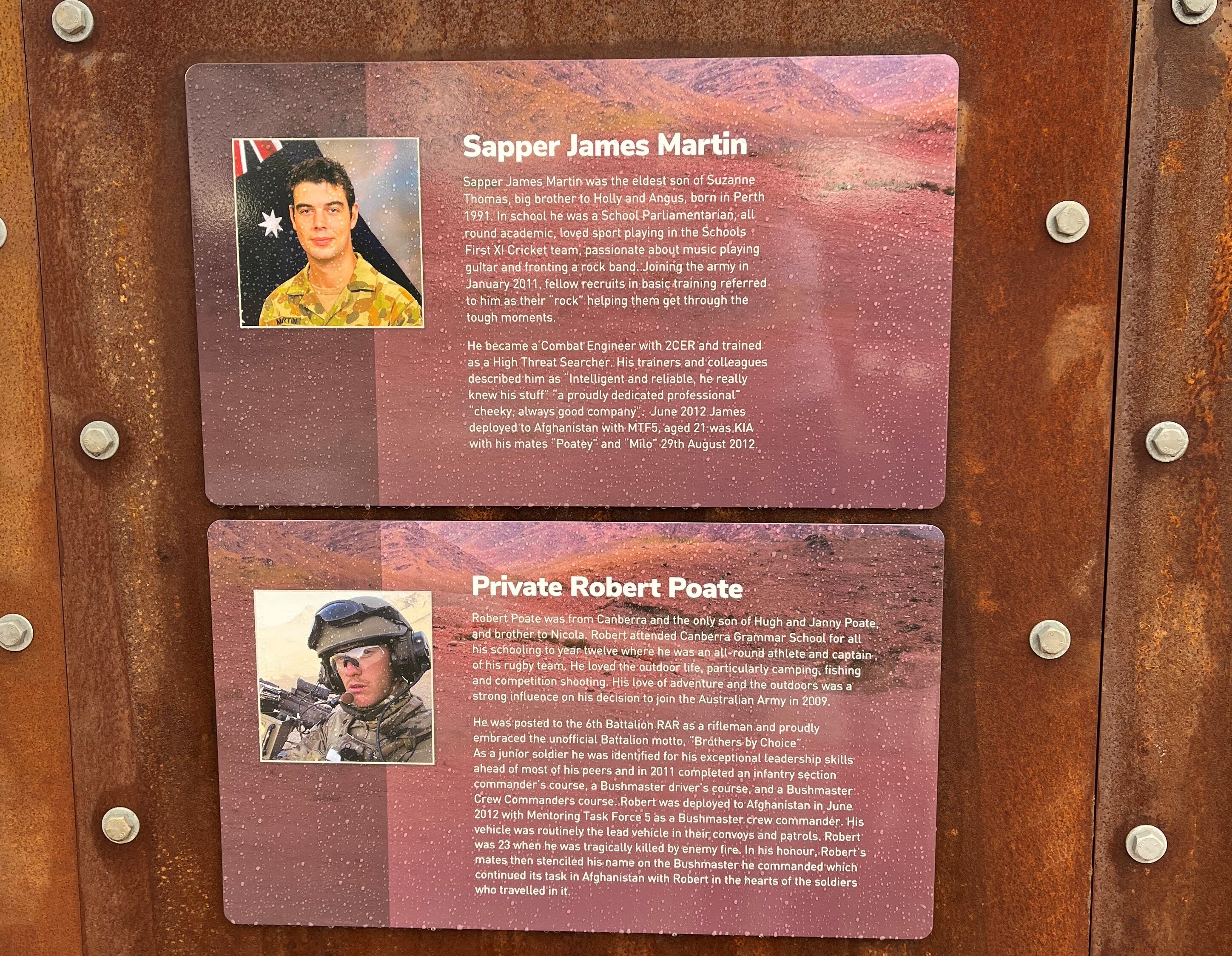Outback memorial honours Quilpie soldier Stjepan 'Rick' Milosevic ...