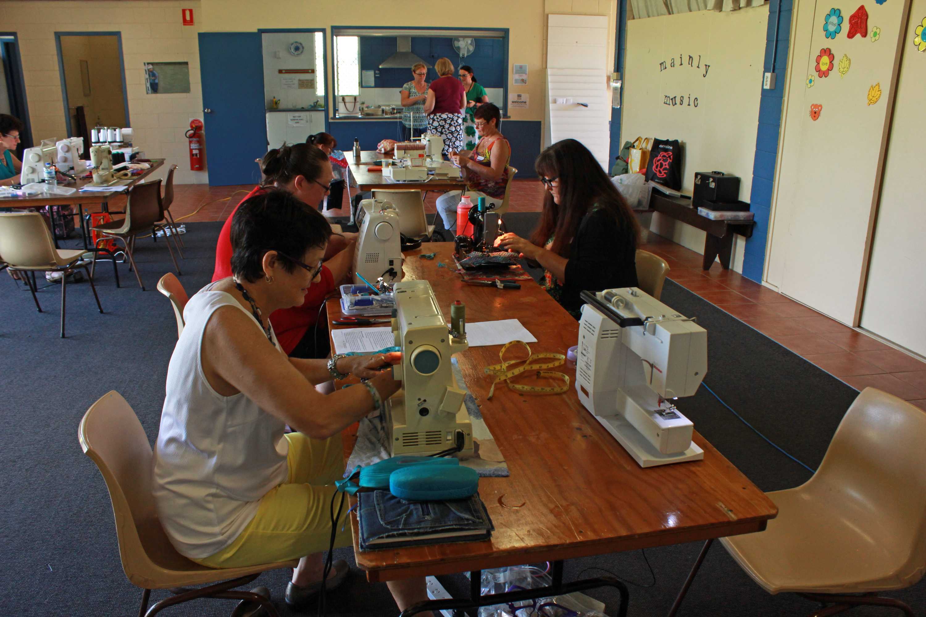 Simple sewing project provides confidence to school girls in Papua New