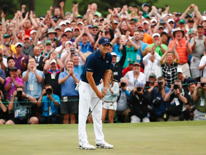 Masters: Jordan Spieth cards lowest score in tournament's history to ...