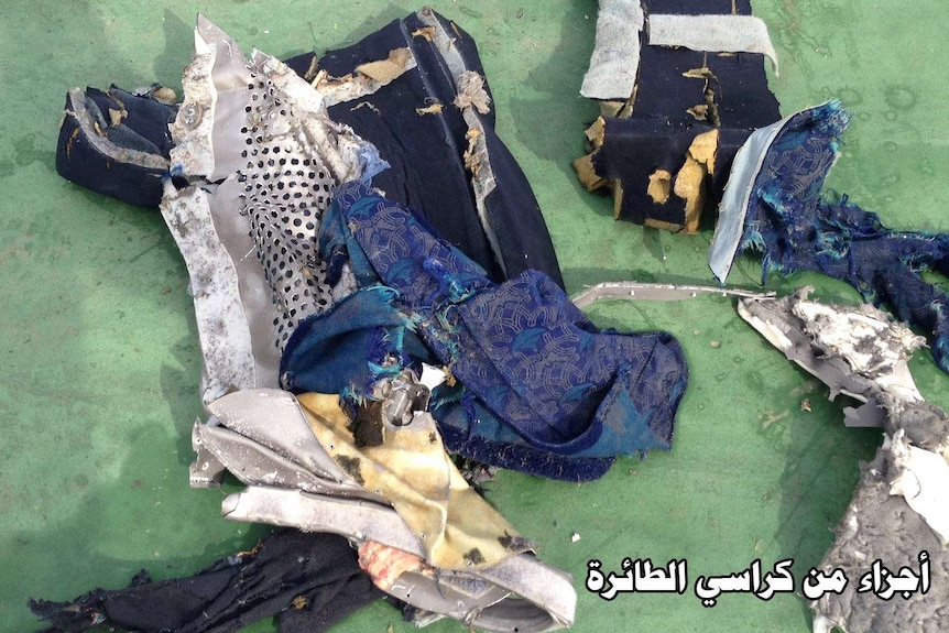 Debris from doomed EgyptAir flight MS804