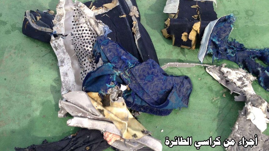 Debris from doomed EgyptAir flight MS804