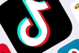 The icon for TikTok app is shown on a screen.