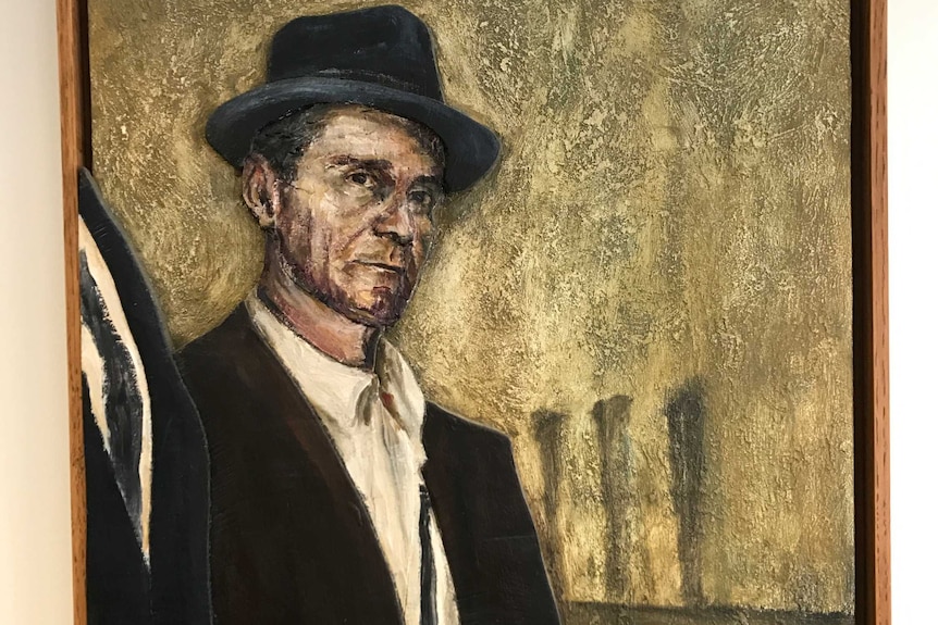 A painting of Ronald Ryan, the last man to be executed in Victoria.