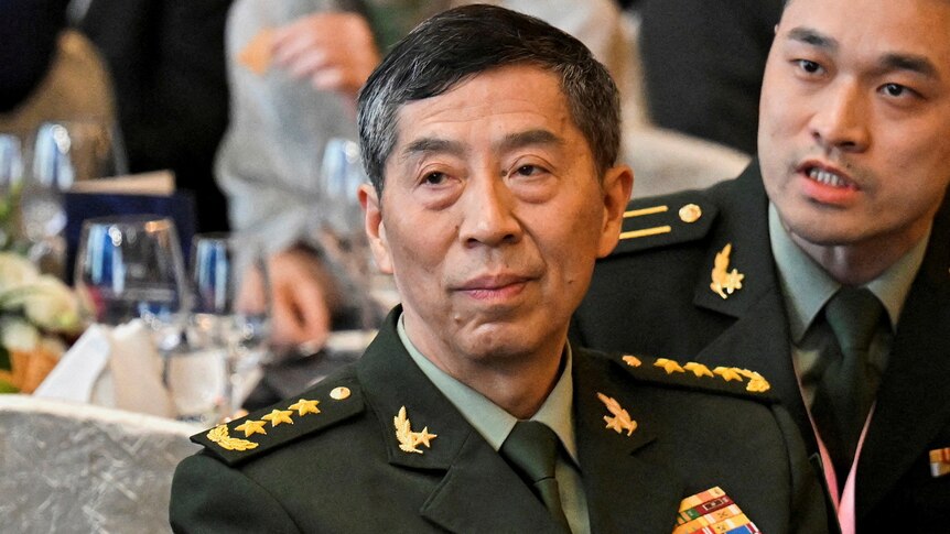 China's Defence Minister Li Shangfu attends the 20th IISS Shangri-La Dialogue in Singapore.