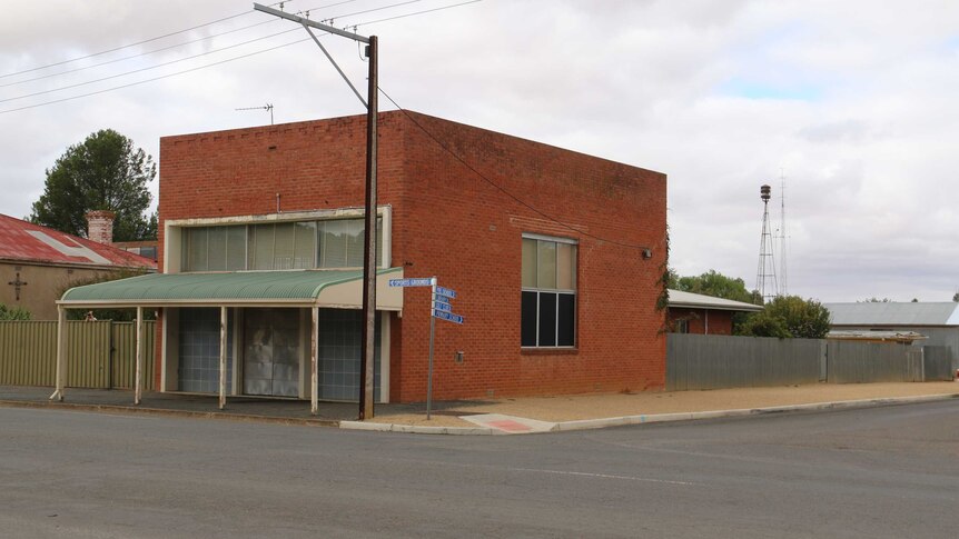 The former bank building in Snowtown.