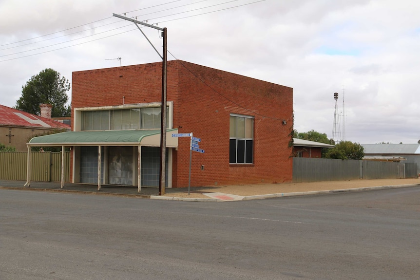 The former bank building in Snowtown.