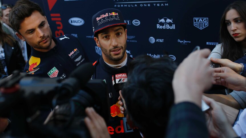 Daniel Ricciardo at preseason testing