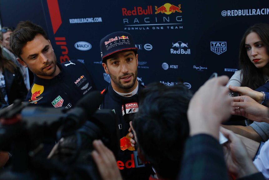 Daniel Ricciardo at preseason testing