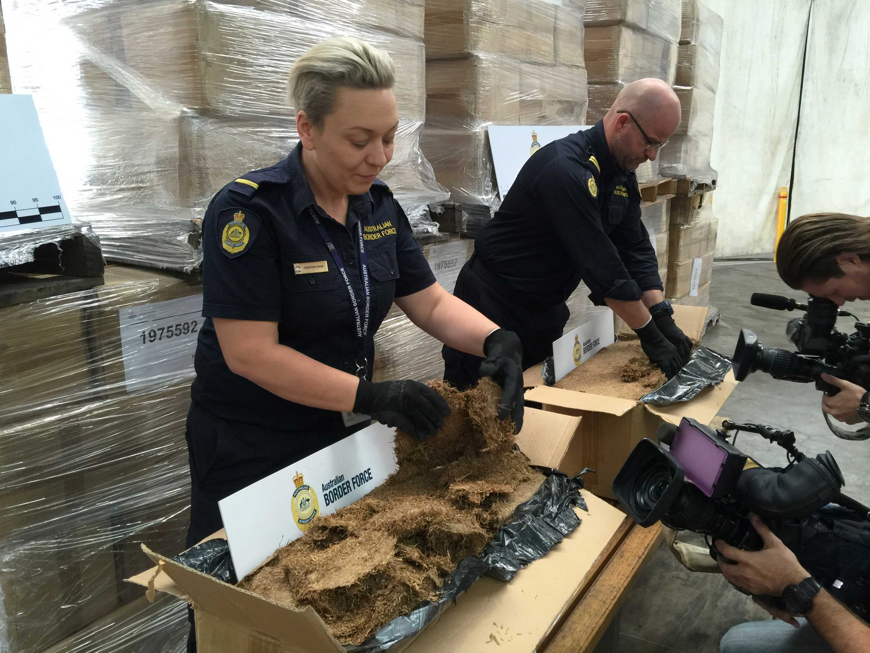 'Record haul' of illegal tobacco worth $40 million seized by Australian ...