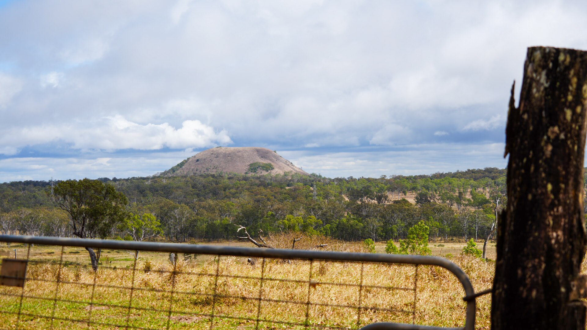 A mountain with a flat top